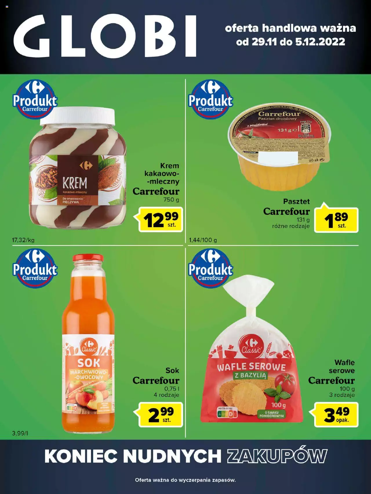 Carrefour Gazetka Globi ważna od 29.11.2022 do 05.12.2022 strona 2