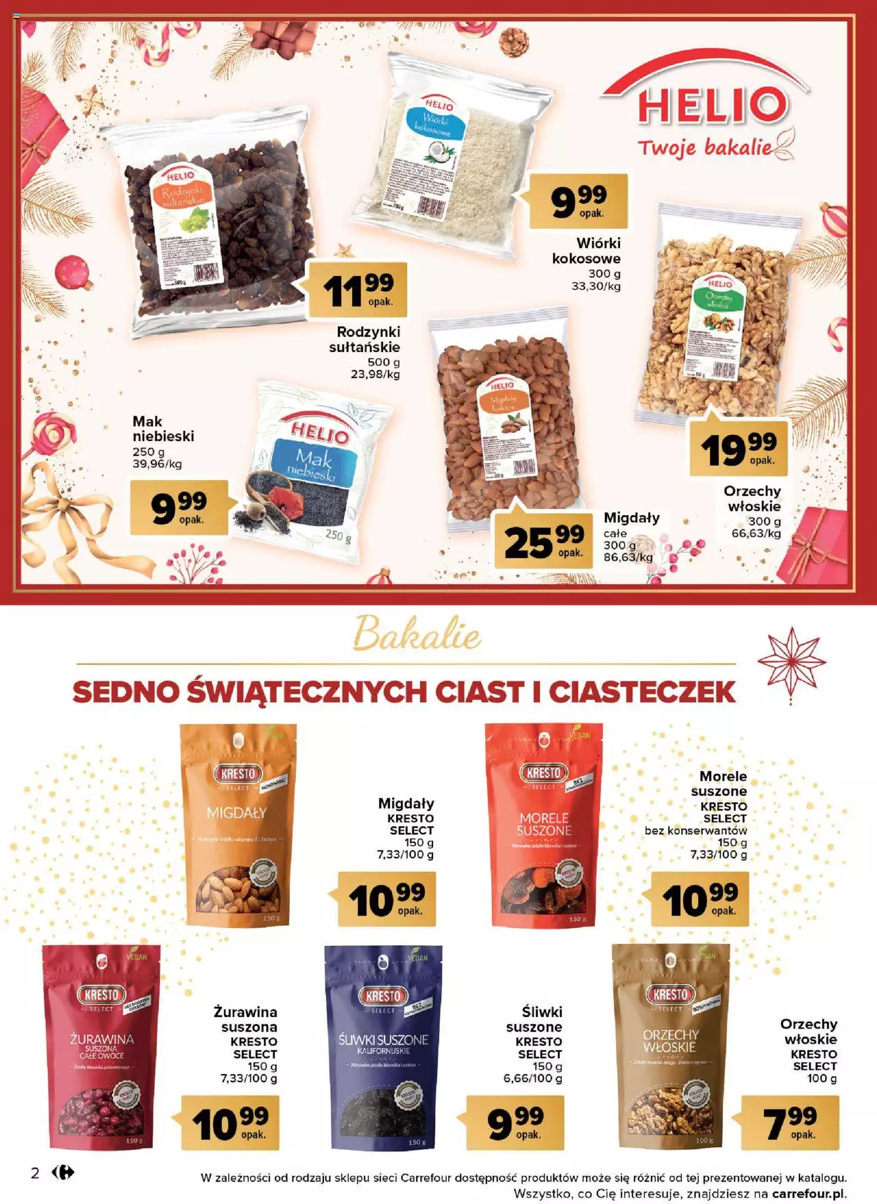 Carrefour Gazetka Świąteczne wypieki ważna od  22.11.2022 do 11.12.2022 strona 2