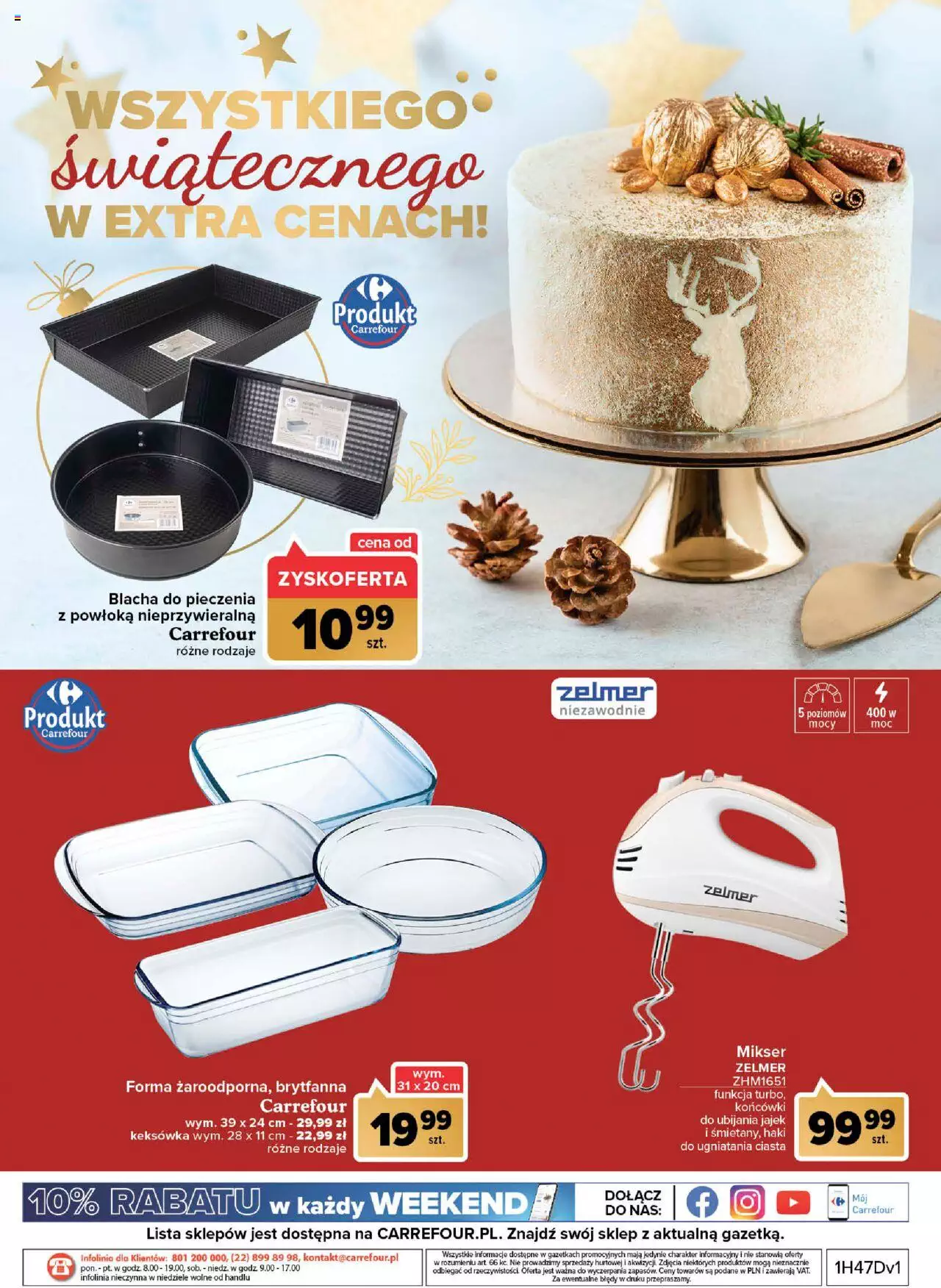 Carrefour Gazetka Świąteczne wypieki ważna od  22.11.2022 do 11.12.2022 strona 12