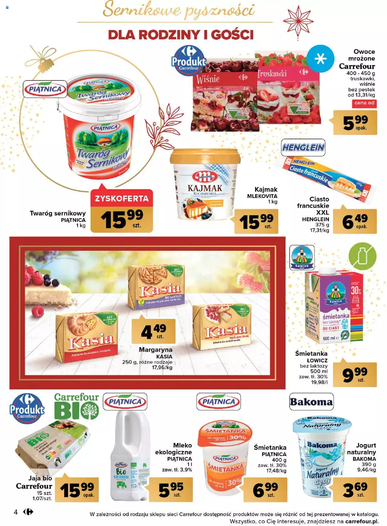 Carrefour Gazetka Świąteczne wypieki ważna od  22.11.2022 do 11.12.2022 strona 4