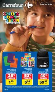 Carrefour Gazetka Szkoła nowy sezon ważna od 28.07.2025 do 13.09.2025