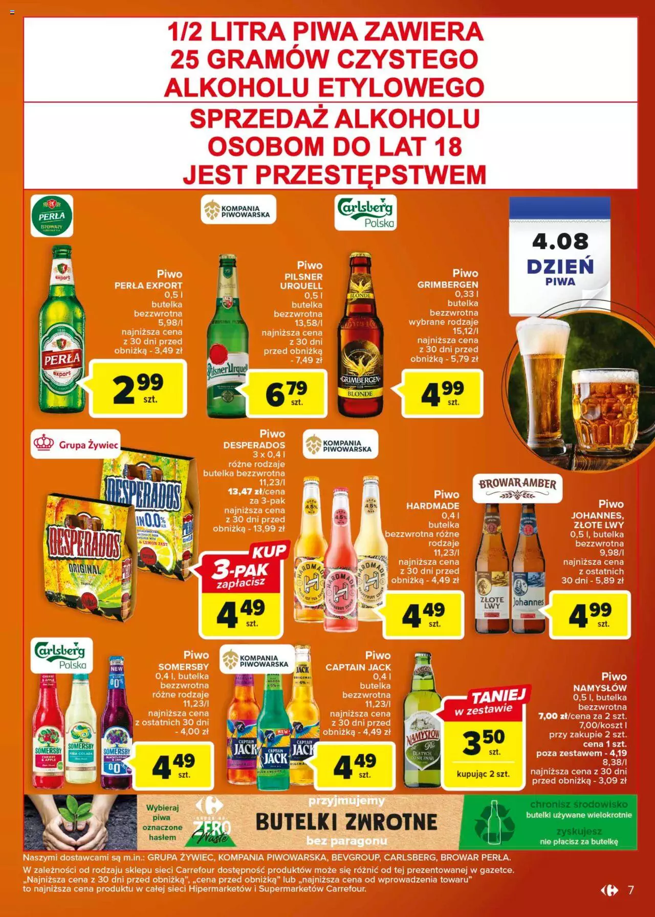 Carrefour  Gazetka ważna od 01.08.2023 do 12.08.2023 strona 4