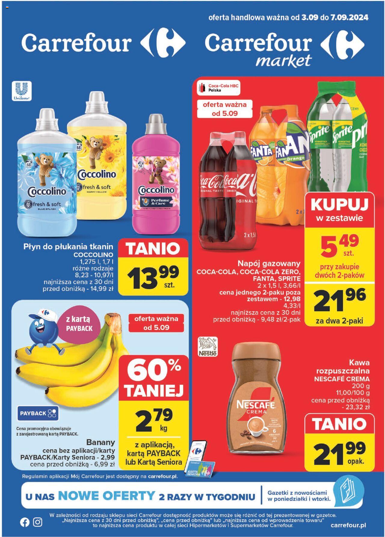 Carrefour Gazetka ważna od 03.09.2024 do 07.09.2024 strona 1
