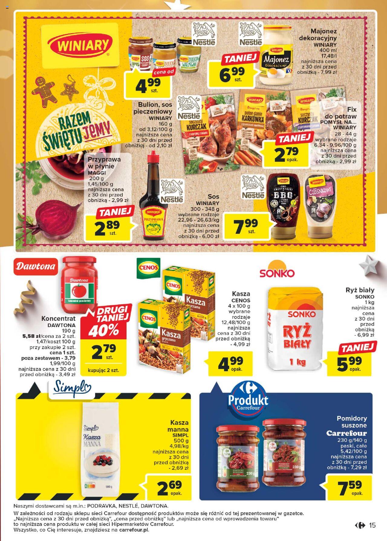 Carrefour gazetka ważna od 05.12.2023 do 10.12.2023 strona 15