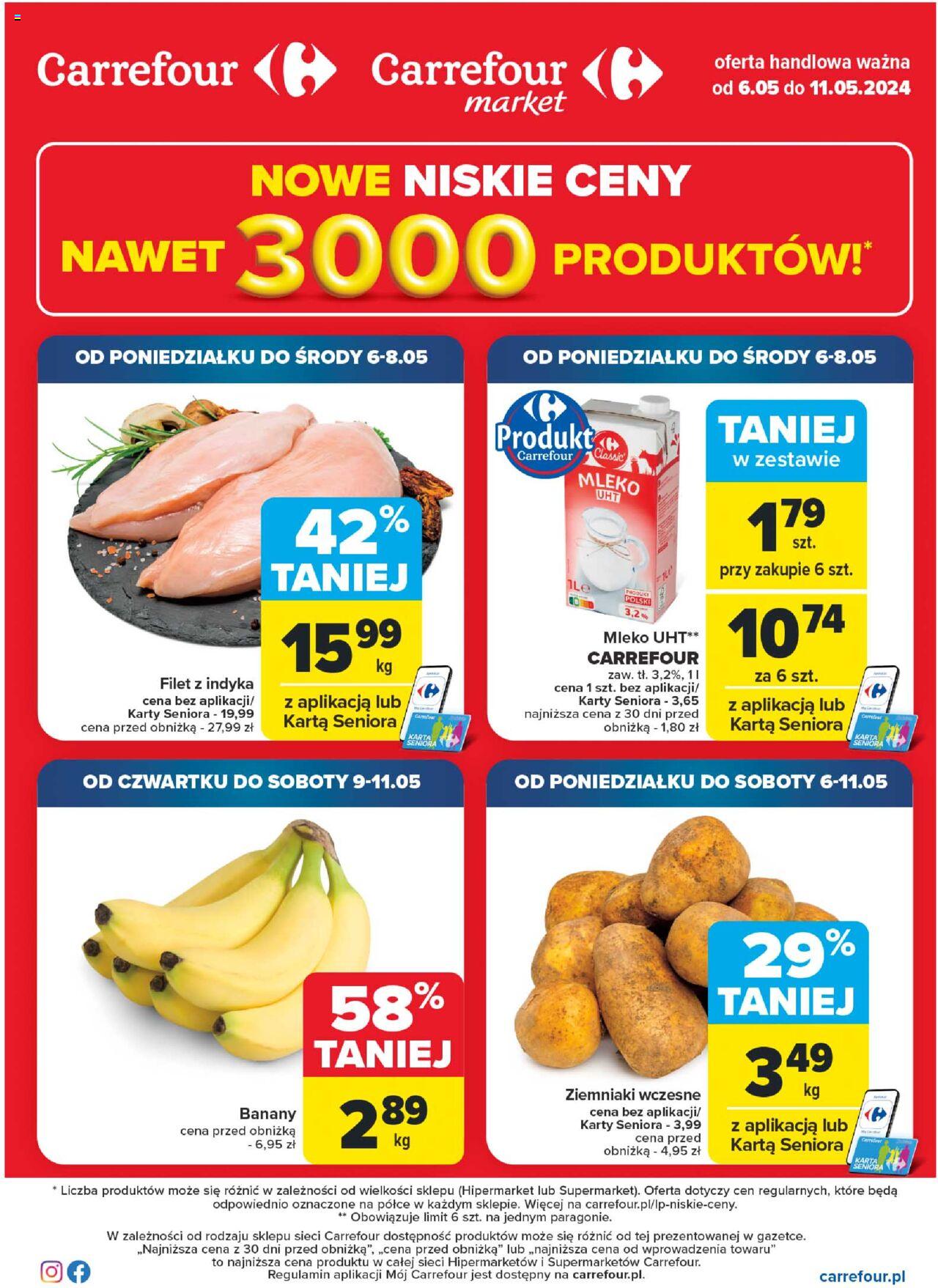 Carrefour Gazetka ważna od 06.05.2024 do 11.05.2024 strona 1
