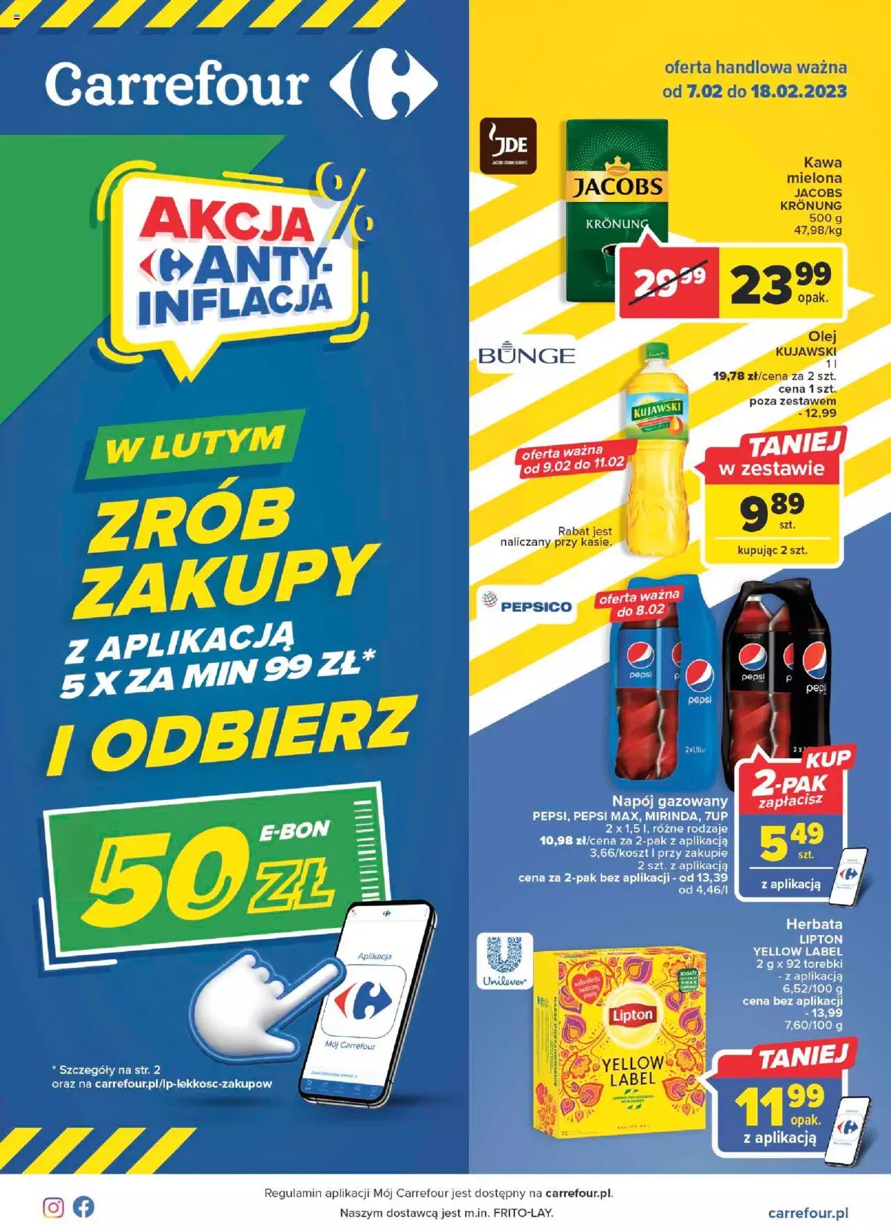 Carrefour Gazetka ważna od 07.02.2023 do 18.02.2023 strona 1