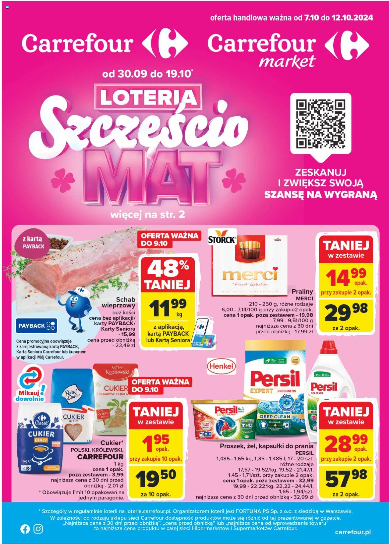 Carrefour Gazetka ważna od 07.10.2024 do 12.10.2024 strona 1
