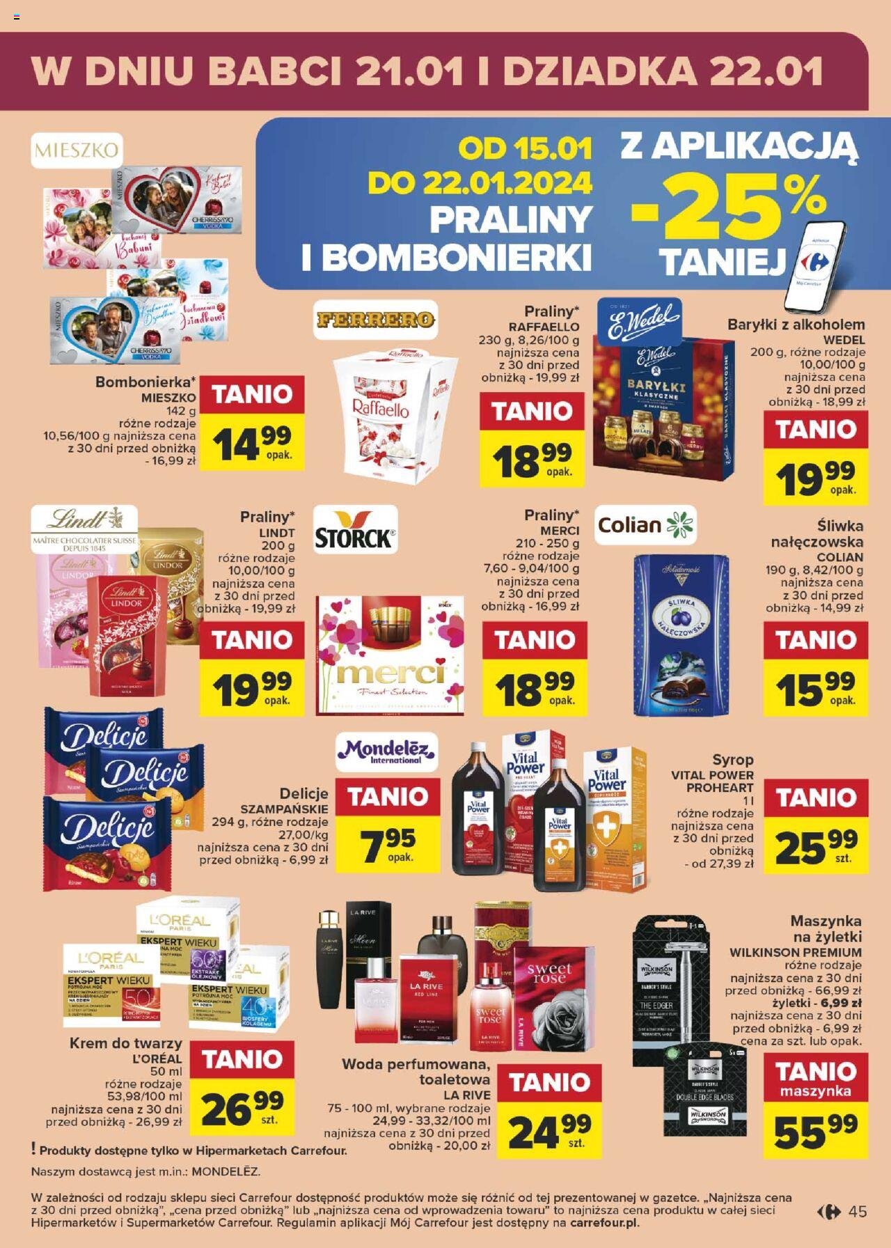 Carrefour Gazetka ważna od 09.01.2024 do 20.01.2024 strona 47
