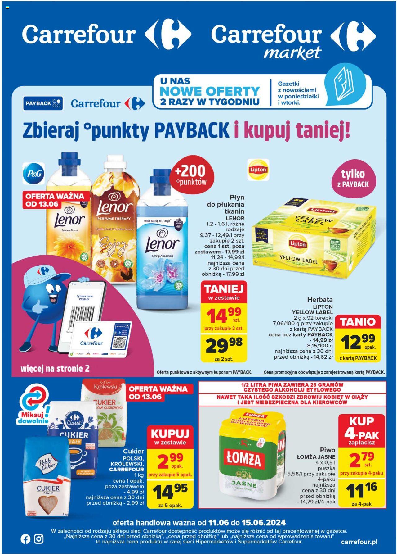 Carrefour Gazetka ważna od 11.06.2024 do 15.06.2024 strona 1
