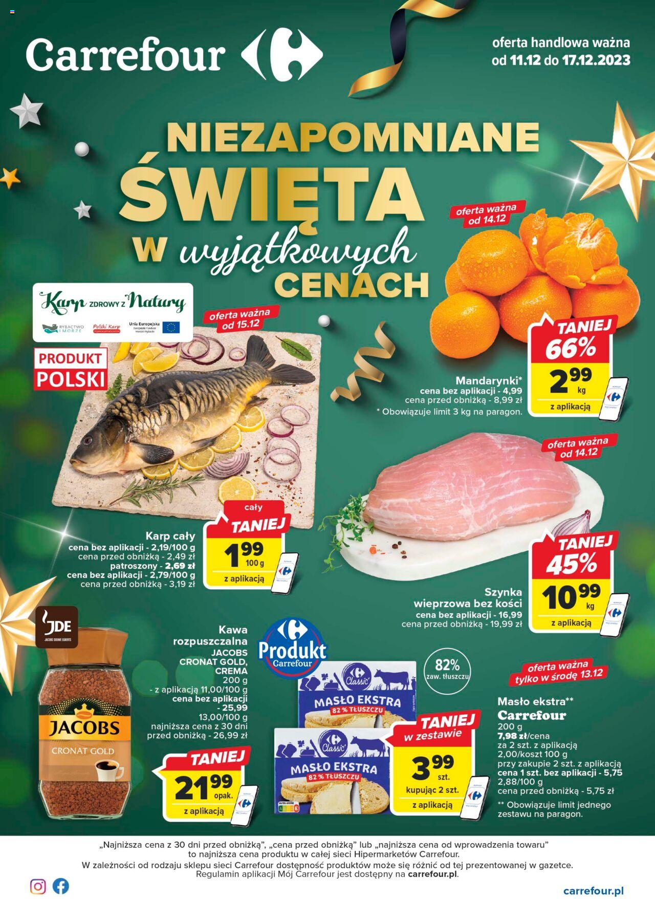Carrefour gazetka ważna od 11.12.2023 do 17.12.2023 strona 1