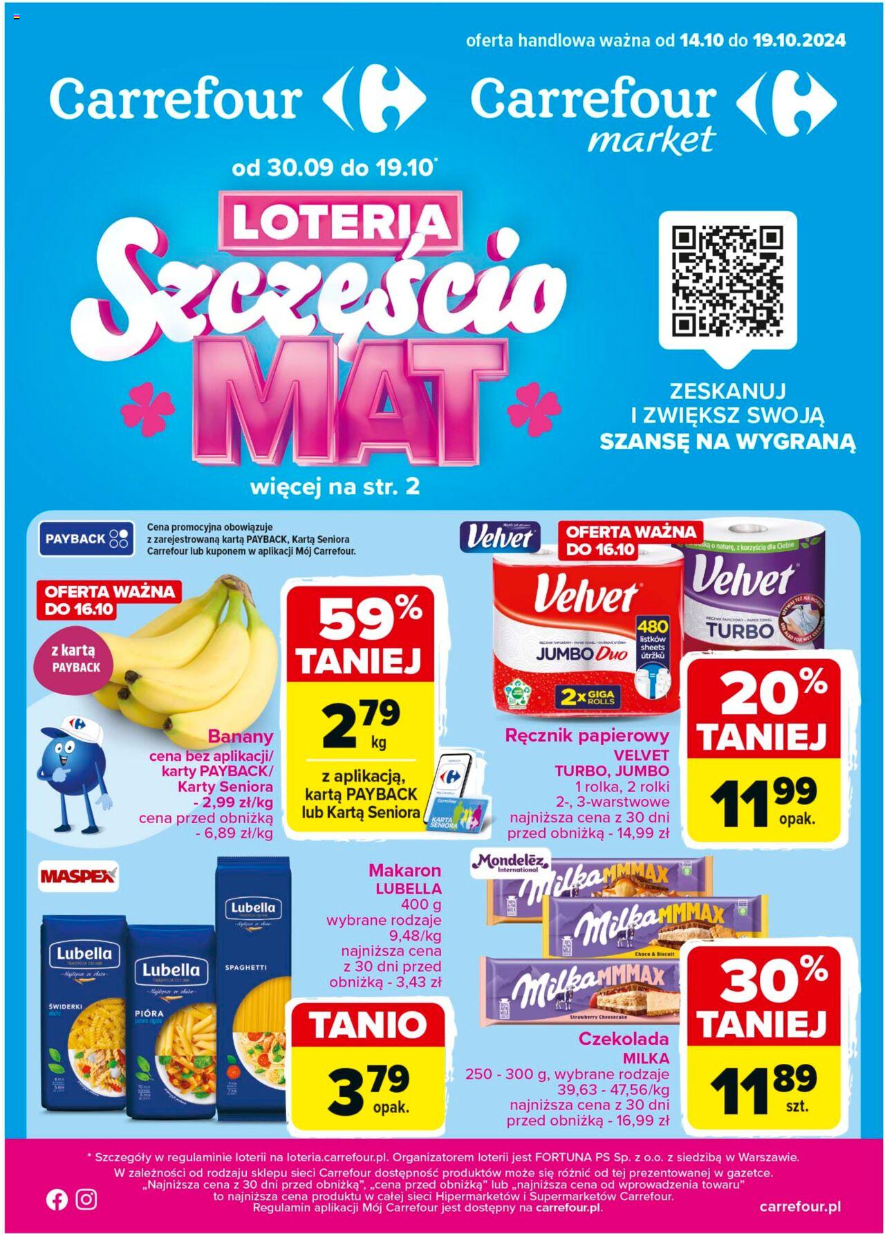 Carrefour Gazetka ważna od 13.10.2024 do 19.10.2024 strona 1