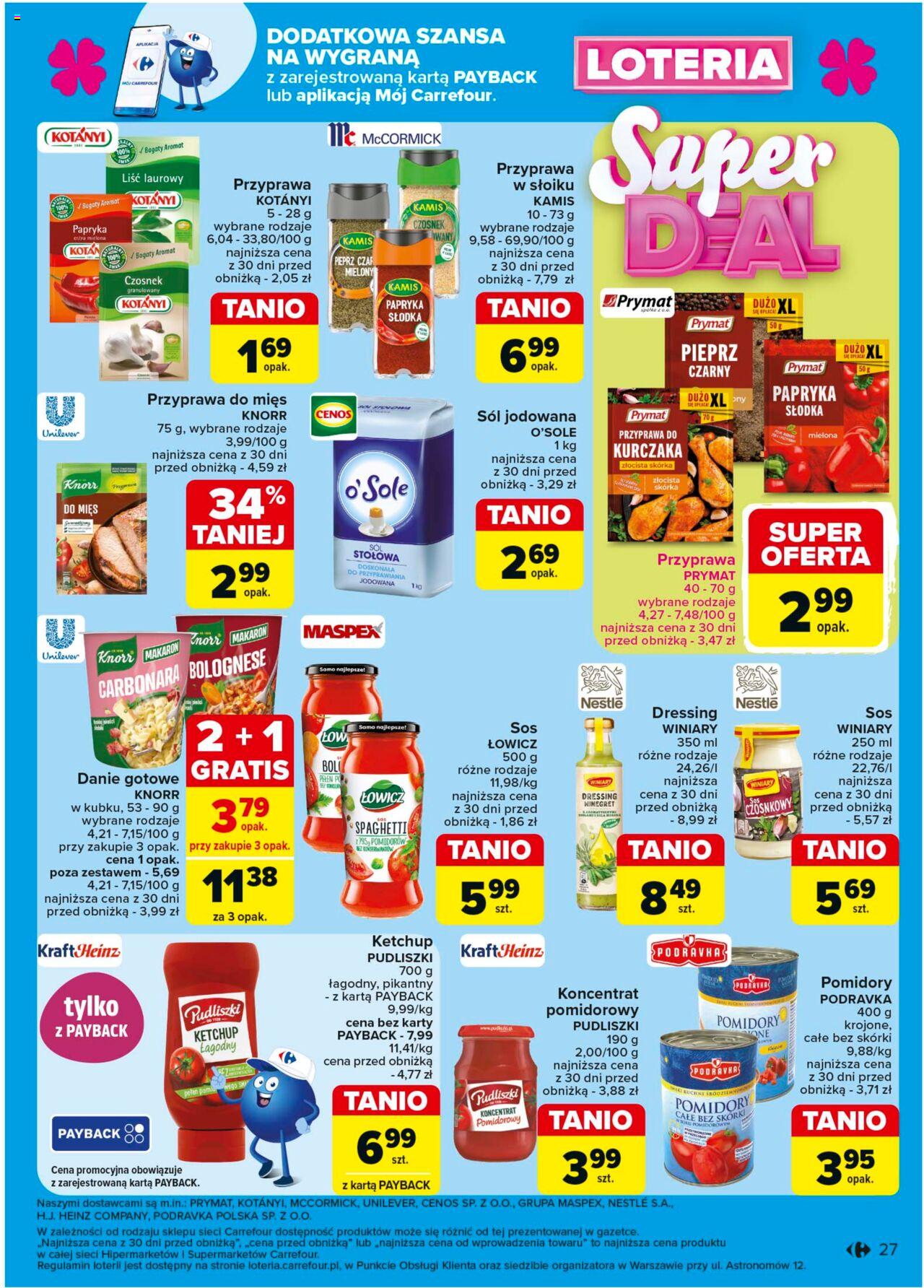Carrefour Gazetka ważna od 13.10.2024 do 19.10.2024 strona 27