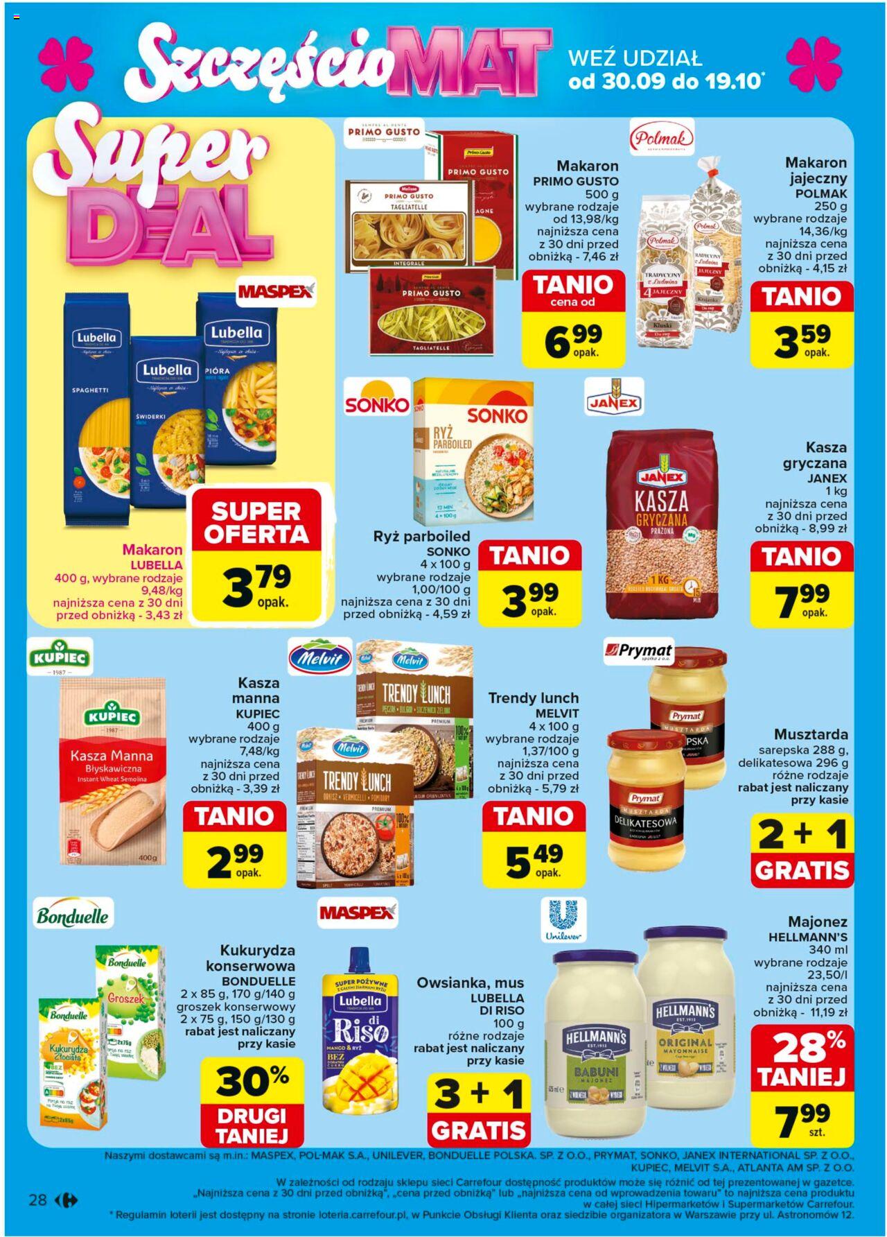 Carrefour Gazetka ważna od 13.10.2024 do 19.10.2024 strona 28
