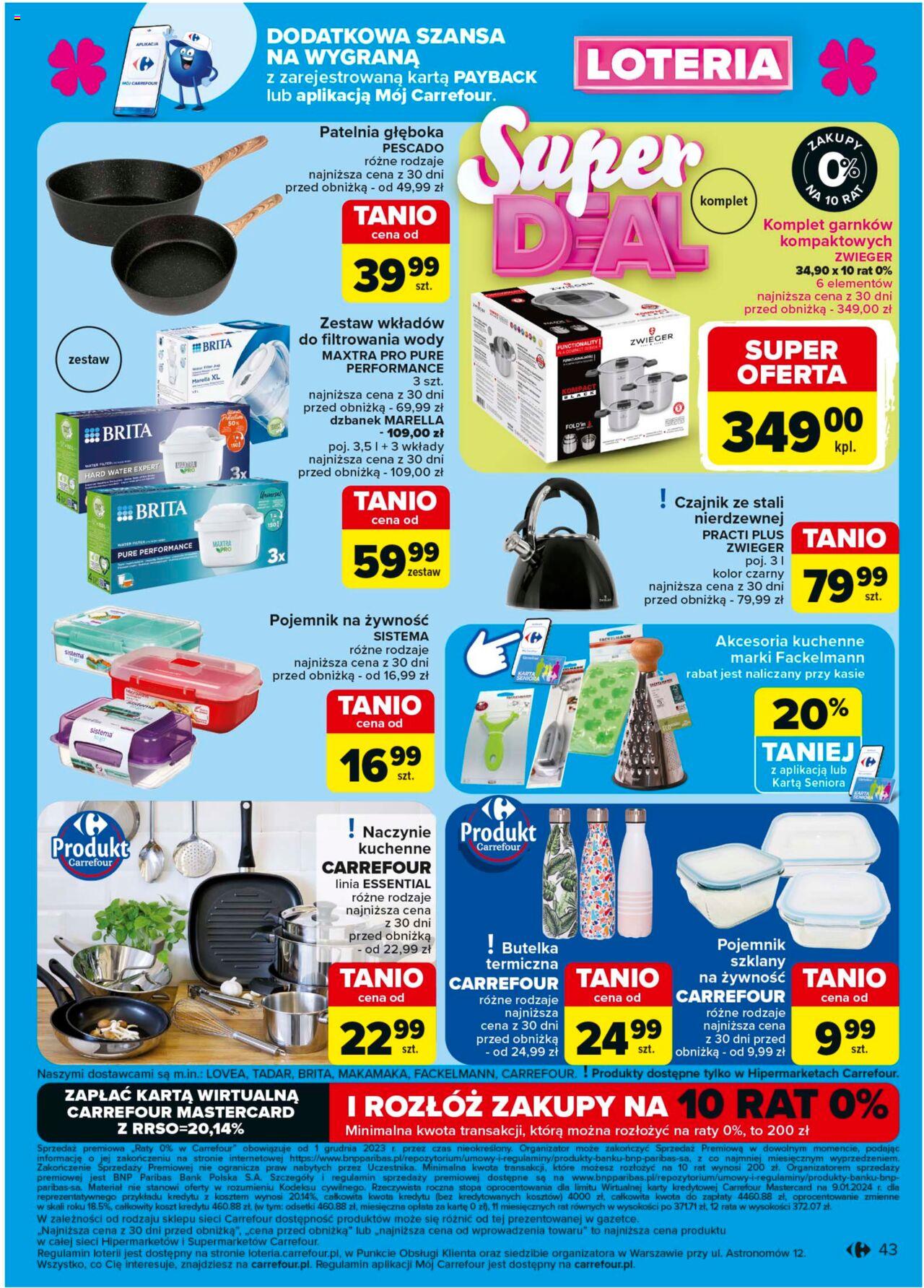 Carrefour Gazetka ważna od 13.10.2024 do 19.10.2024 strona 43