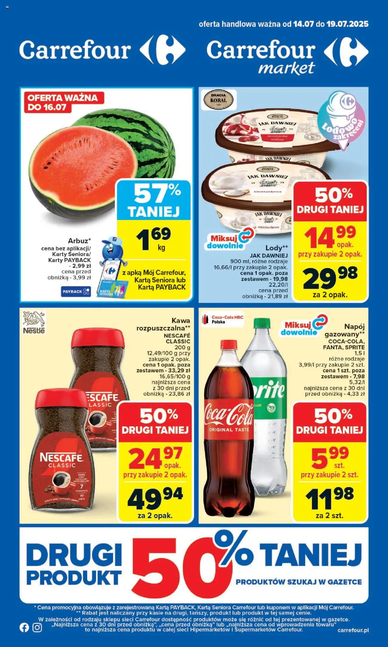 Carrefour  Gazetka ważna od 14.07.2025 do  19.07.2025 strona 1