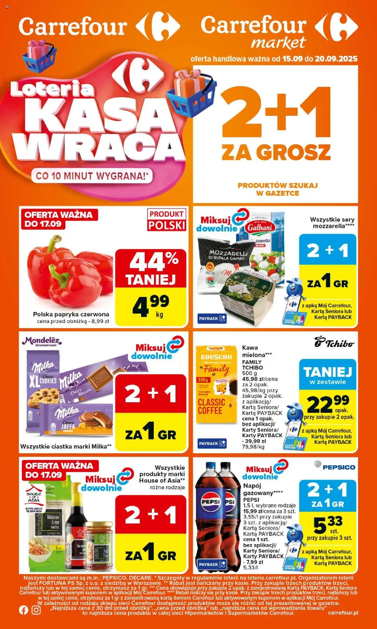 Carrefour Gazetka ważna od  15.09.2025 do 20.09.2025 strona 1