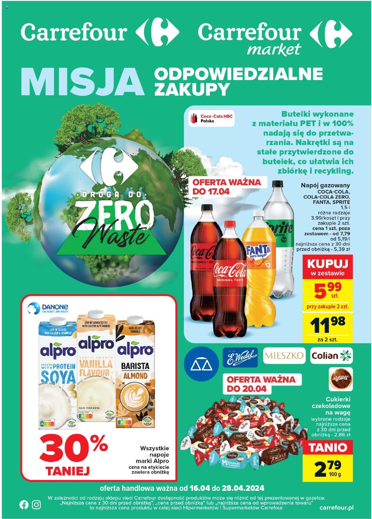 Carrefour Gazetka ważna od 16.04.2024 do 28.04.2024 strona 1