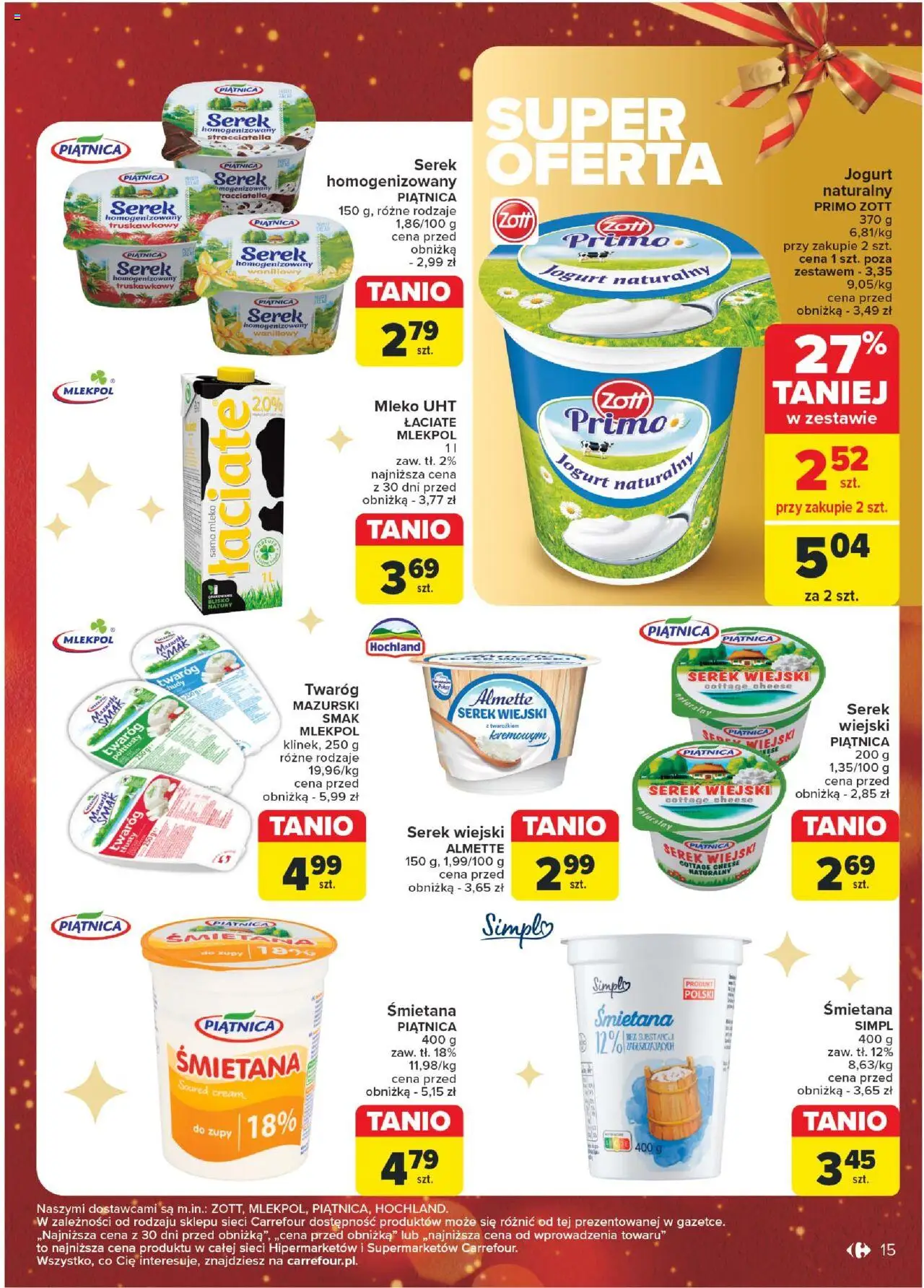 Carrefour gazetka ważna od 16.12.2024 do 24.12.2024 strona 15