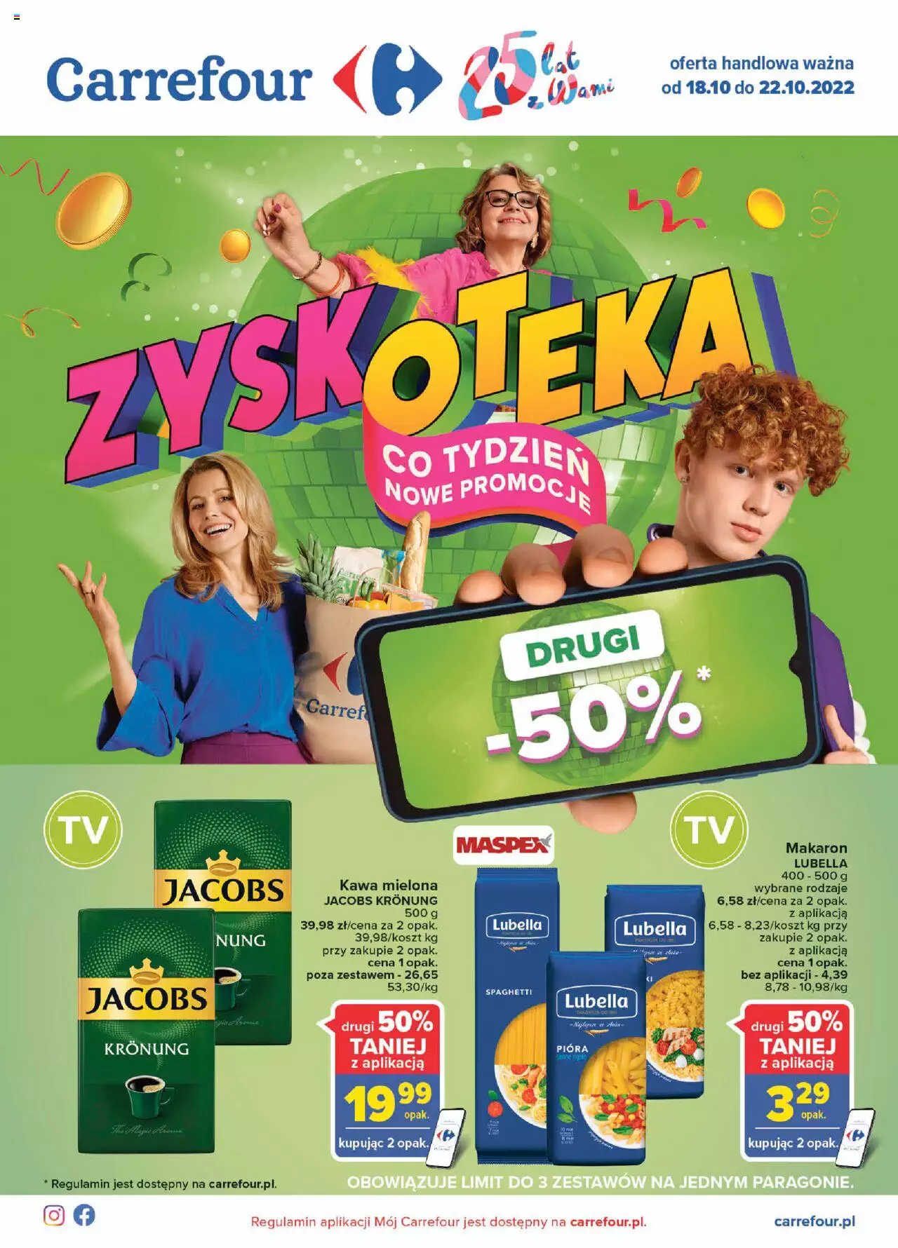 Carrefour gazetka ważna od 18.10.2022 do 22.10.2022 strona 1