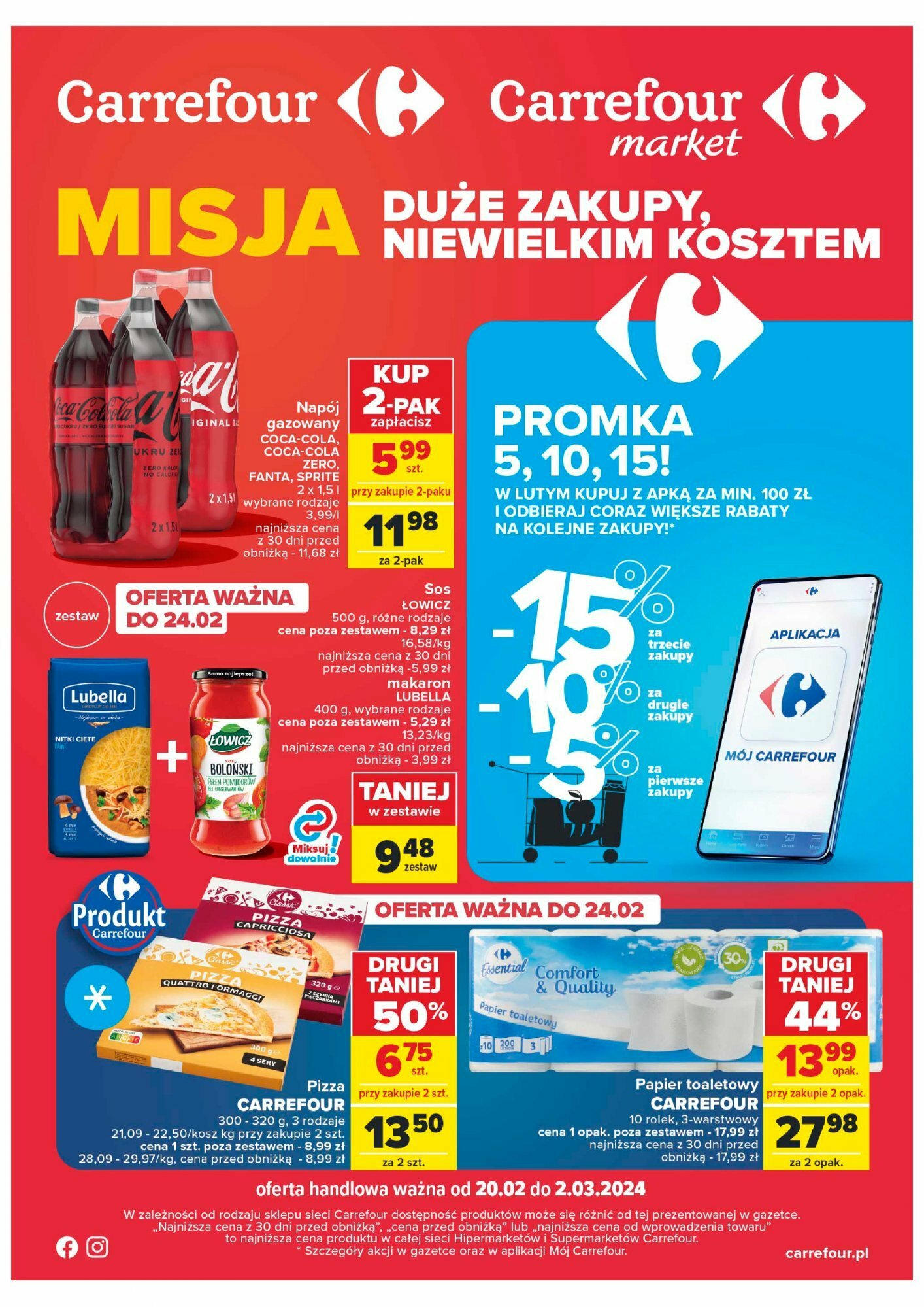 Carrefour Gazetka ważna od 20.02.2024 do 02.03.2024 strona 1