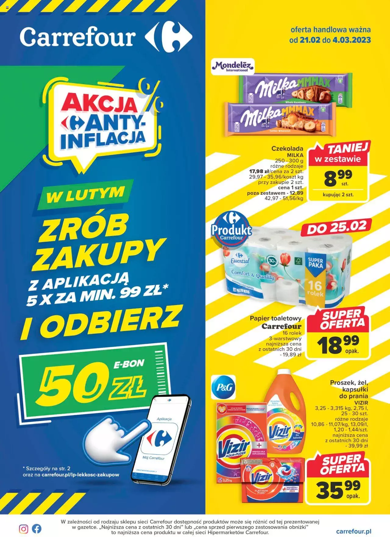 Carrefour Gazetka ważna od 21.02.2023 do 04.03.2023 strona 1