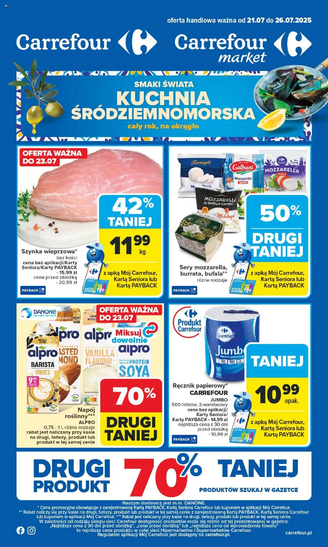 Carrefour Gazetka ważna od 21.07.2025 do 26.07.2025 strona 1