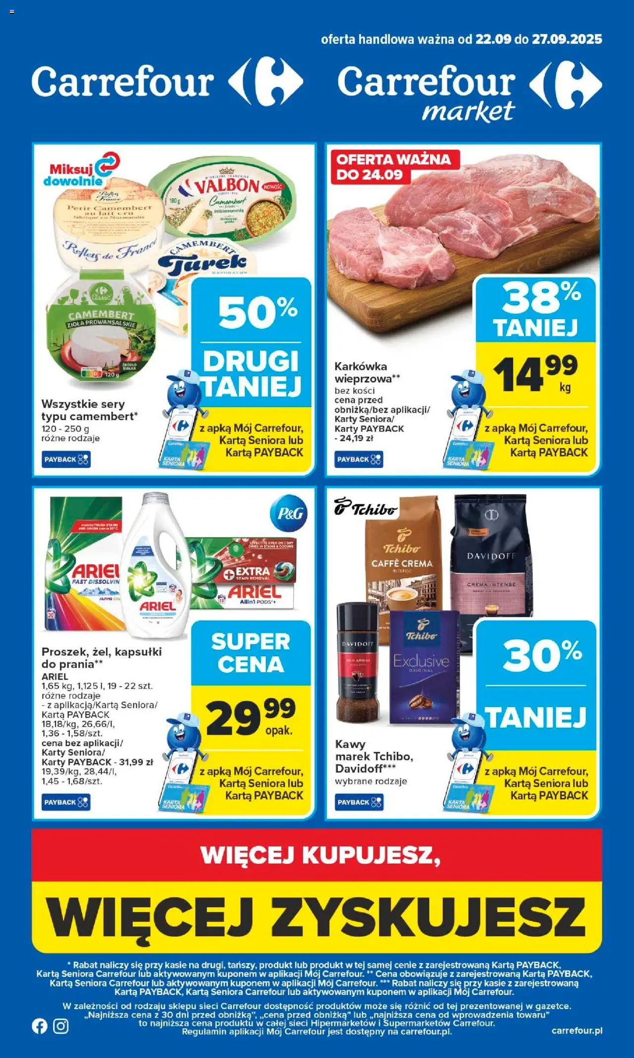 Carrefour  Gazetka  ważna od  22.09.2025 do  27.09.2025 strona 1