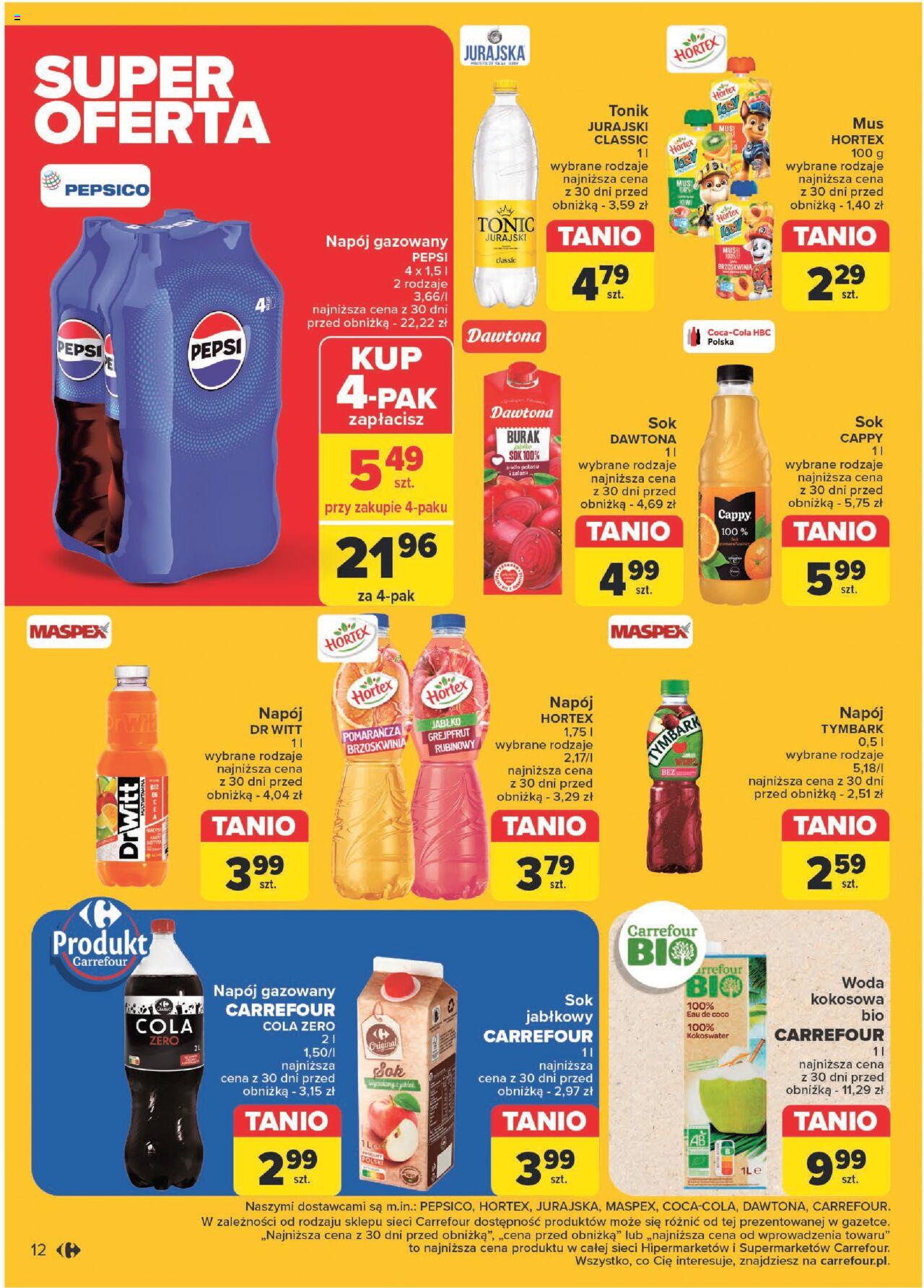 Carrefour Gazetka  ważna od 24.09.2024 do 28.09.2024 strona 12