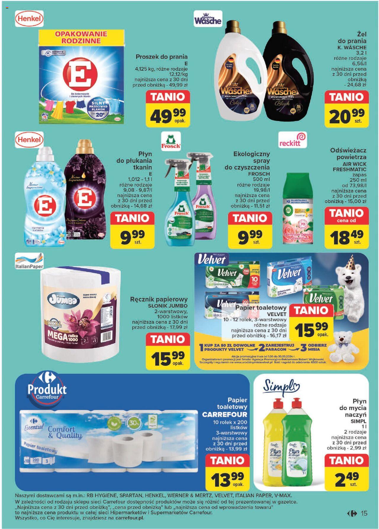 Carrefour Gazetka  ważna od 24.09.2024 do 28.09.2024 strona 15