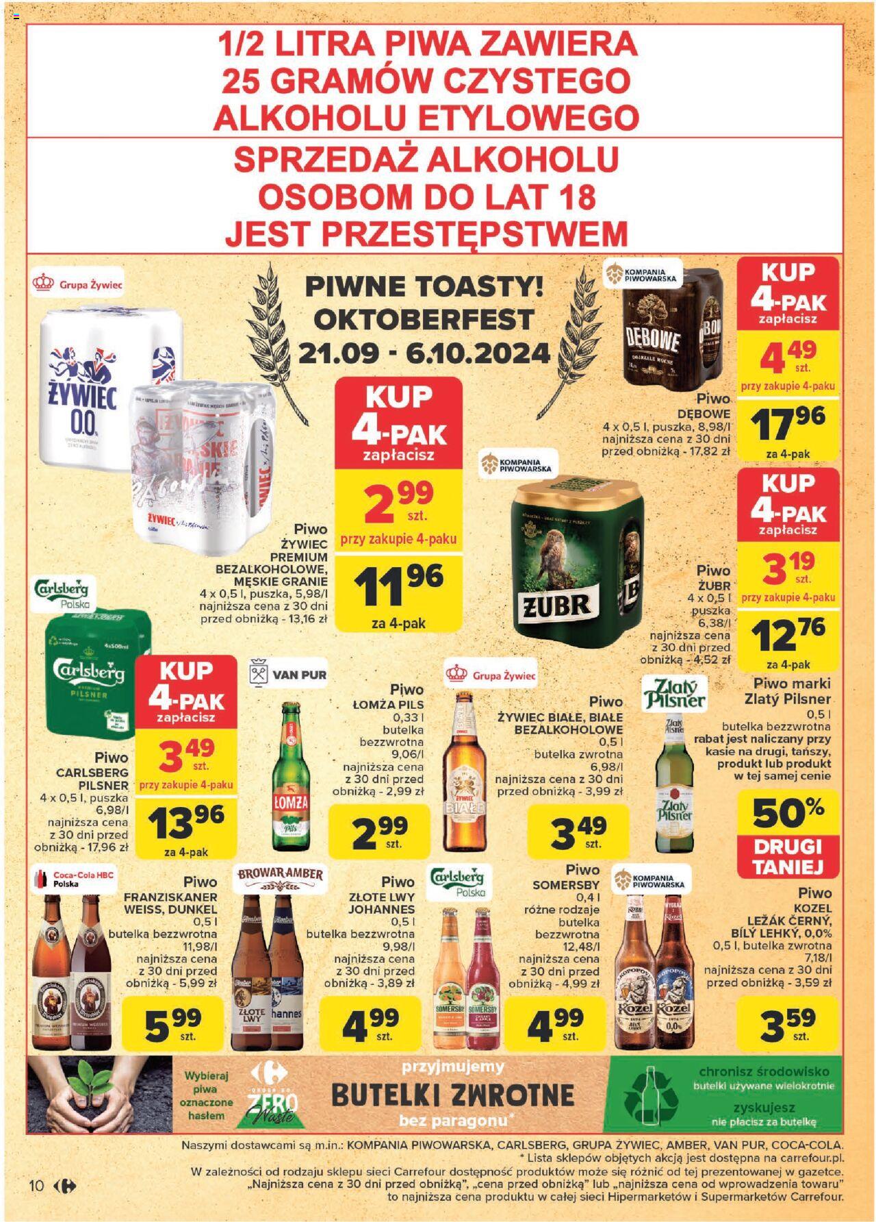 Carrefour Gazetka  ważna od 24.09.2024 do 28.09.2024 strona 10