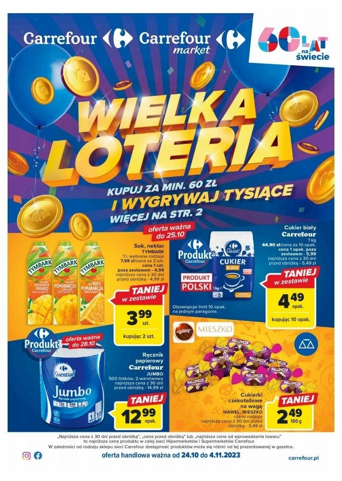 Carrefour Gazetka ważna od 24.10.2023 do 04.11.2023 strona 1