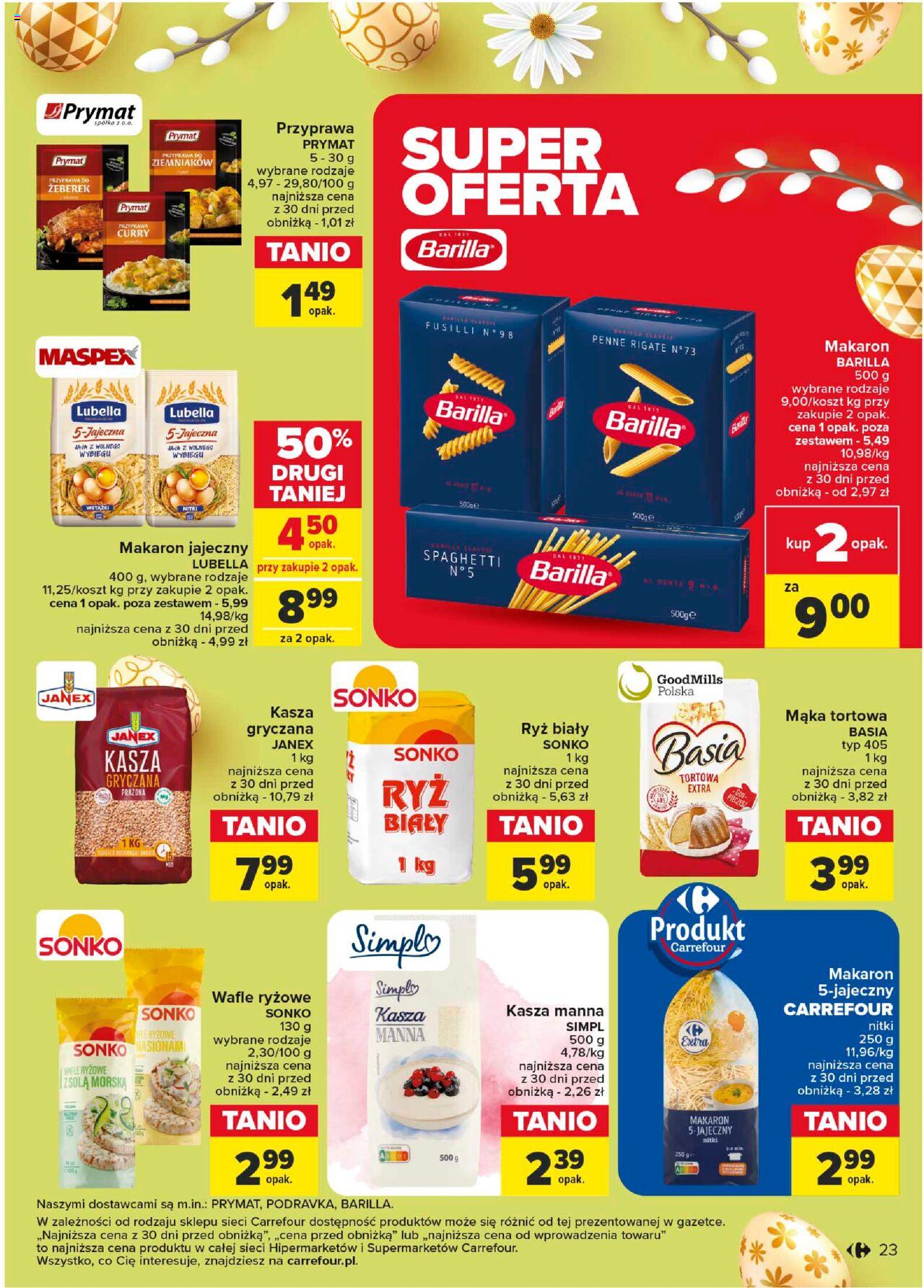 Carrefour Gazetka ważna od 25.03.2024 do 30.03.2024 strona 23