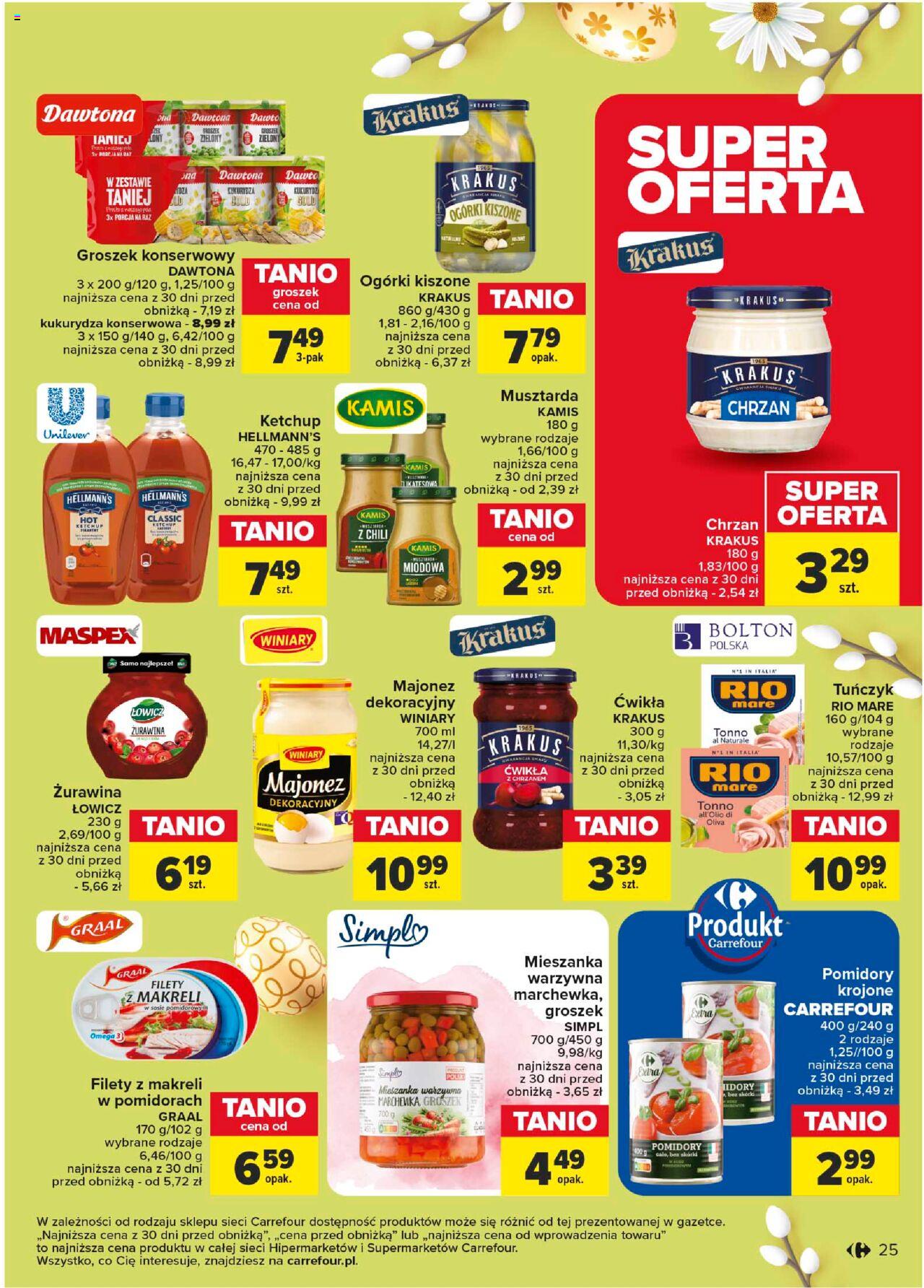 Carrefour Gazetka ważna od 25.03.2024 do 30.03.2024 strona 25