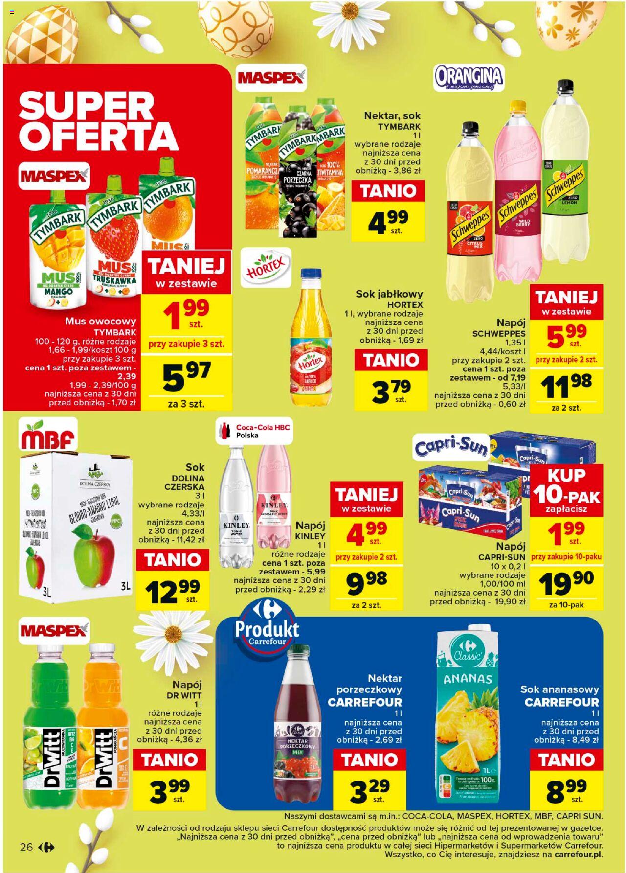 Carrefour Gazetka ważna od 25.03.2024 do 30.03.2024 strona 26