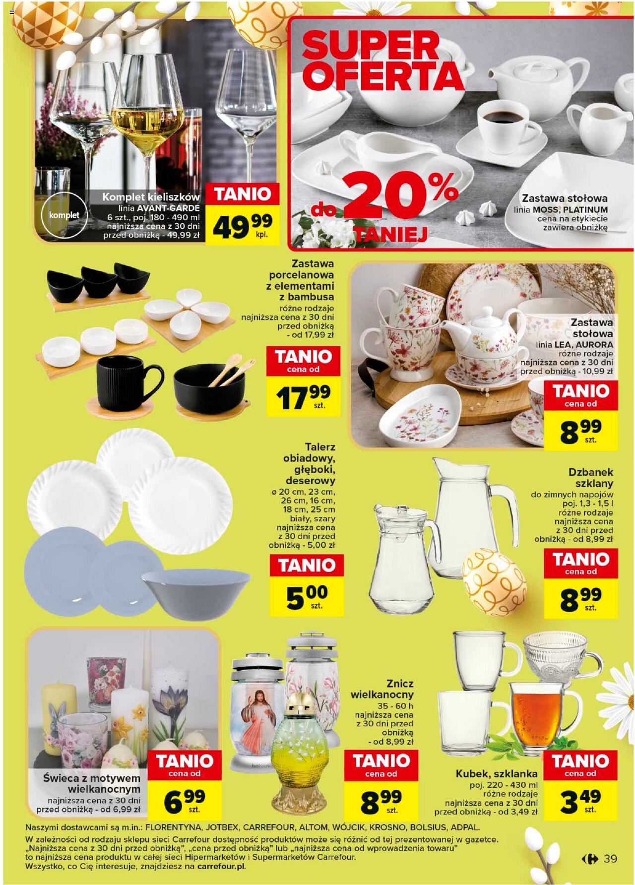 Carrefour Gazetka ważna od 25.03.2024 do 30.03.2024 strona 39