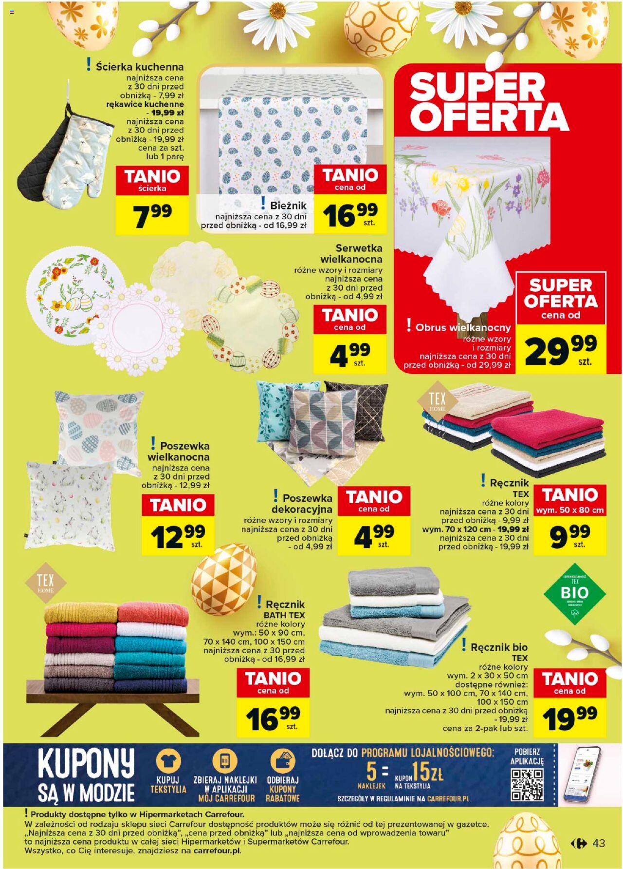 Carrefour Gazetka ważna od 25.03.2024 do 30.03.2024 strona 43