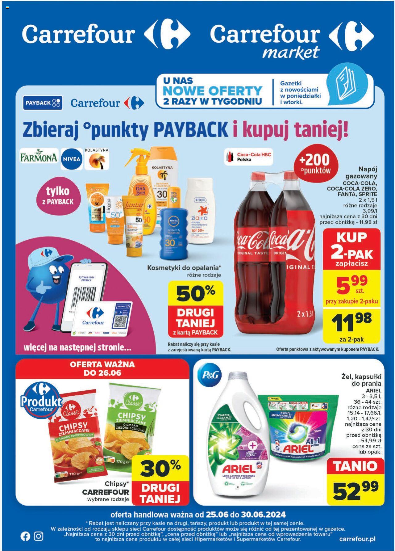 Carrefour Gazetka ważna od 25.06.2024 do 30.06.2024 strona 1
