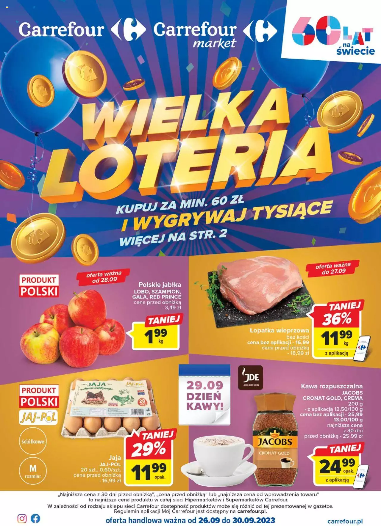 Carrefour  Gazetka ważna od 26.09.2023 do 30.09.2023 strona 1
