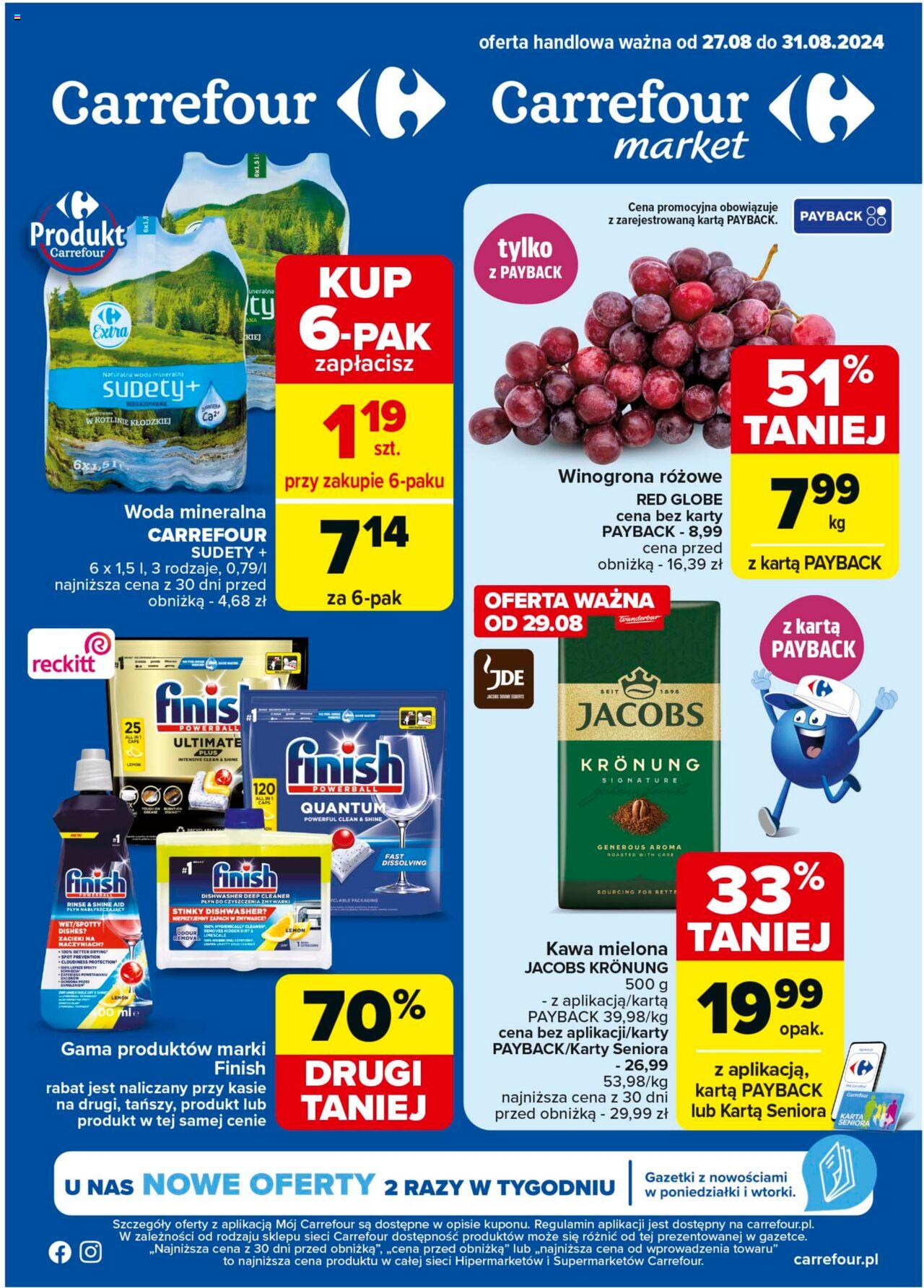 Carrefour Gazetka ważna od 27.08.2024 do 31.08.2024 strona 1