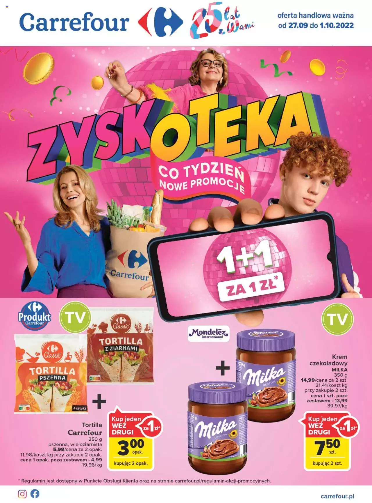 Carrefour gazetka ważna od 27.09.2022 do 01.10.2022 strona 1