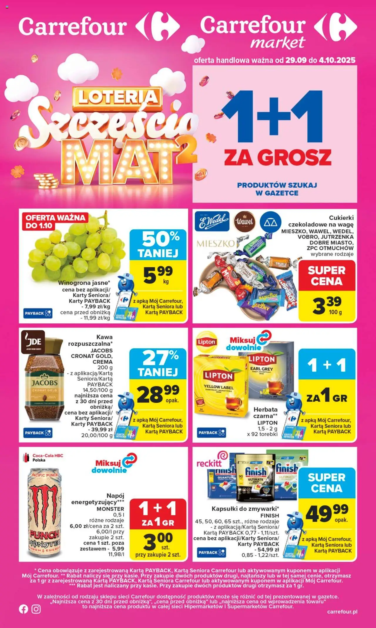 Carrefour  Gazetka ważna od 29.09.2025 do 04.10.2025 strona 1