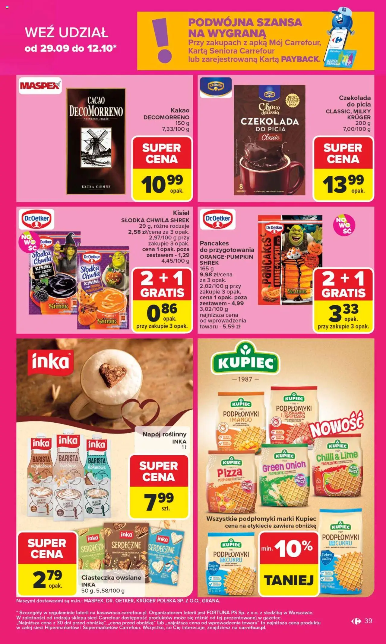 Carrefour  Gazetka ważna od 29.09.2025 do 04.10.2025 strona 39