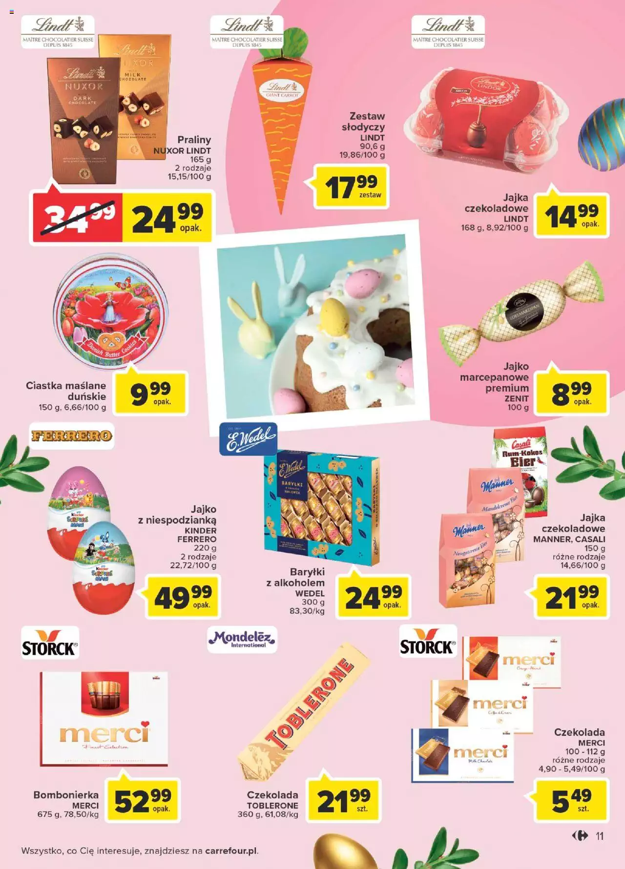 Carrefour Gazetka Wielkanocne kompozycje smaków ważna od 04.04.2022 do 16.04.2022 strona 11
