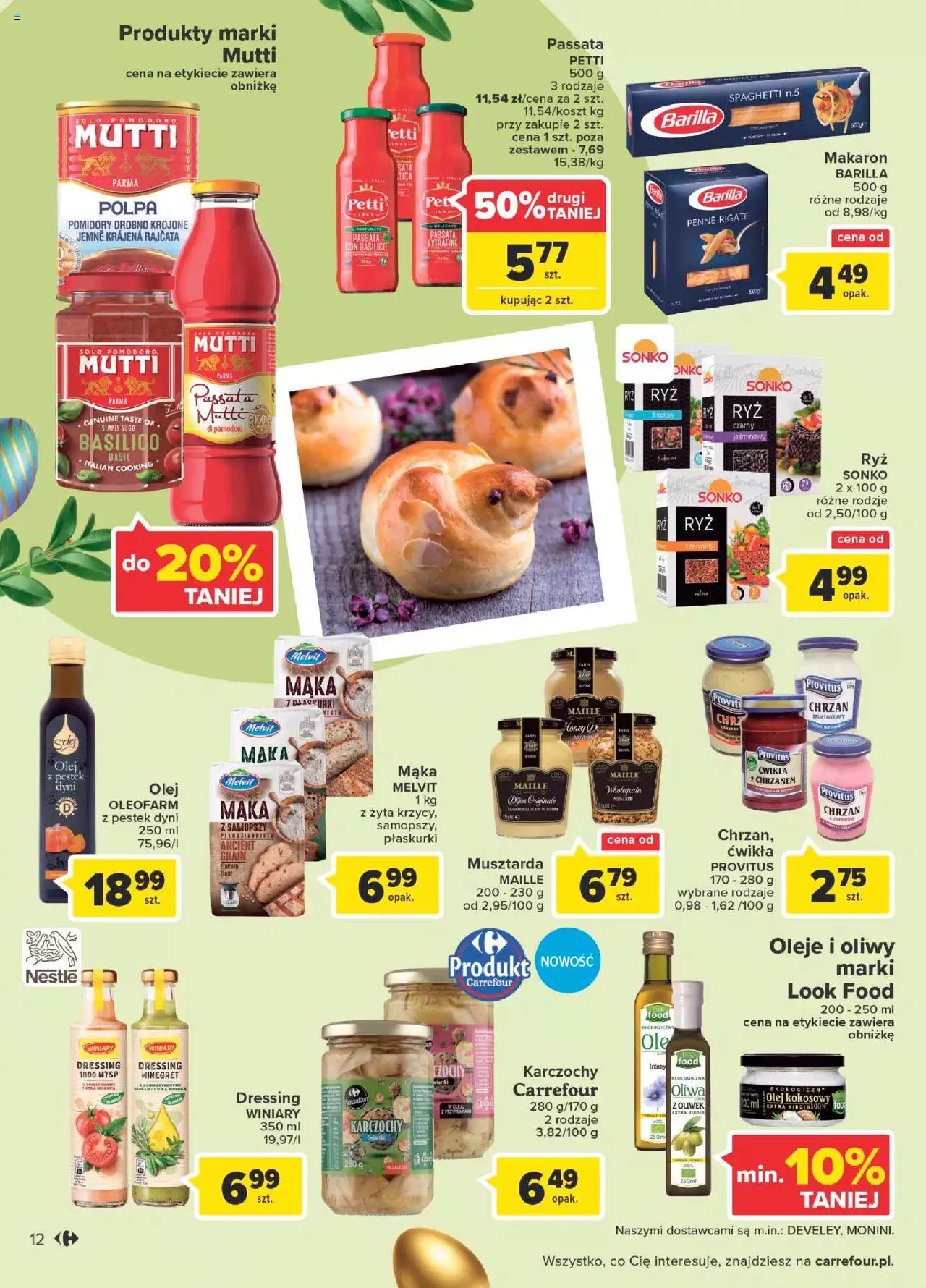 Carrefour Gazetka Wielkanocne kompozycje smaków ważna od 04.04.2022 do 16.04.2022 strona 12
