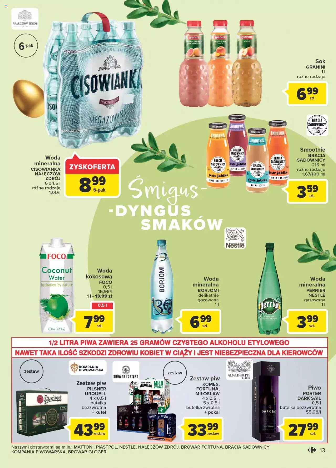 Carrefour Gazetka Wielkanocne kompozycje smaków ważna od 04.04.2022 do 16.04.2022 strona 13