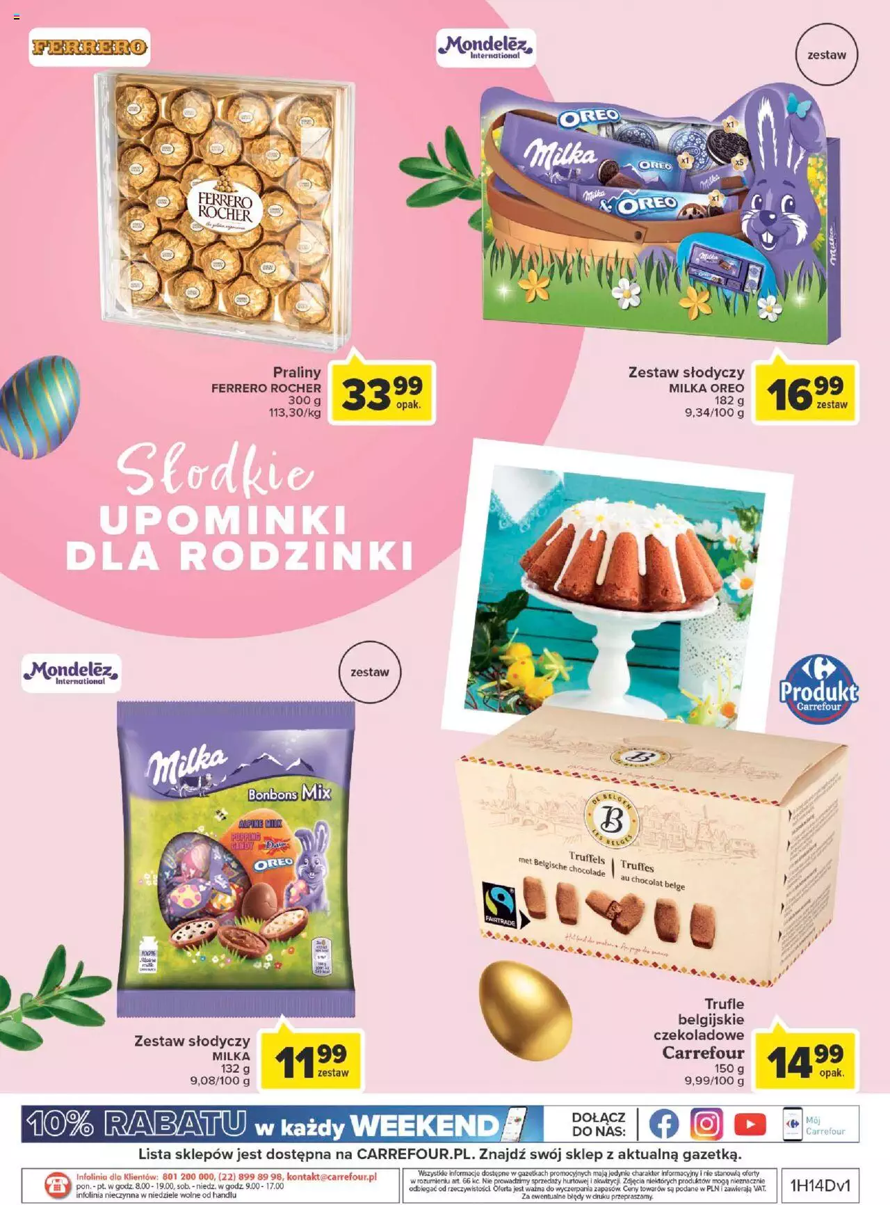 Carrefour Gazetka Wielkanocne kompozycje smaków ważna od 04.04.2022 do 16.04.2022 strona 14