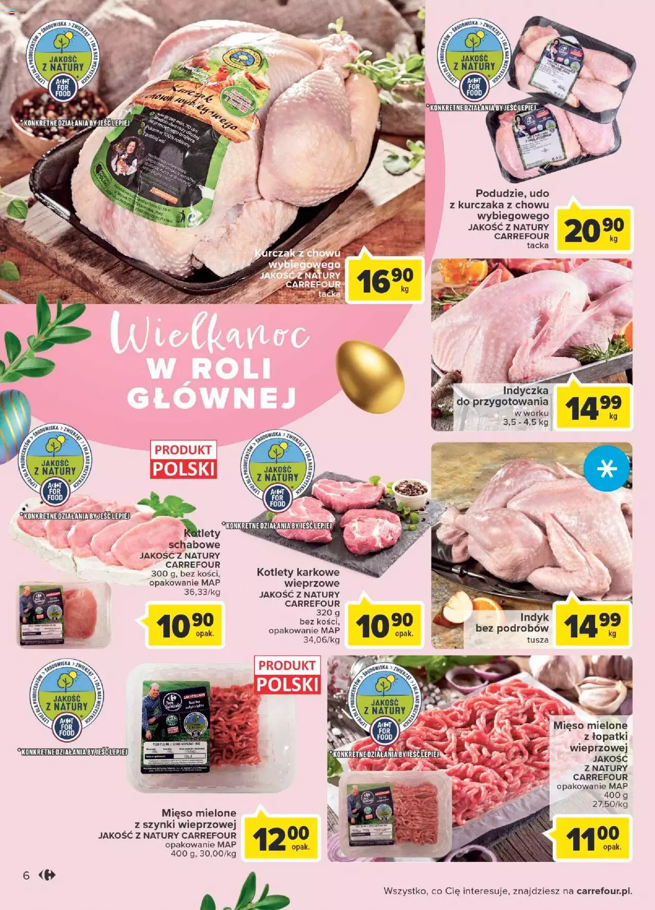 Carrefour Gazetka Wielkanocne kompozycje smaków ważna od 04.04.2022 do 16.04.2022 strona 6