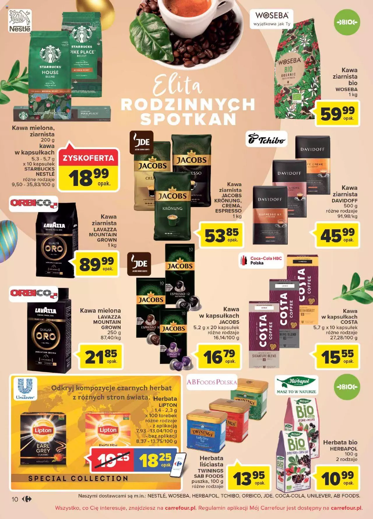 Carrefour Gazetka Wielkanocne kompozycje smaków ważna od 04.04.2022 do 16.04.2022 strona 10