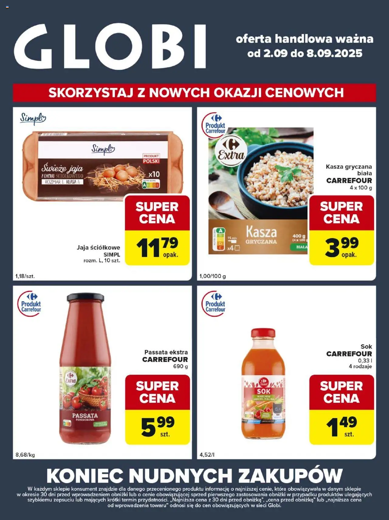 Carrefour Globi  Gazetka ważna od 02.09.2025 do 08.09.2025 strona 2