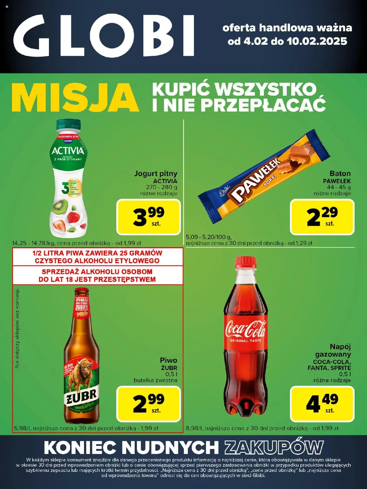 Carrefour Globi Gazetka ważna od 04.02.2025 do 10.02.2025 strona 1